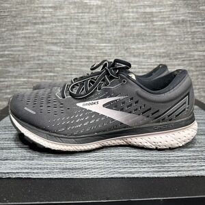 Brooks Ghost 13 Womens Shoes Size 9.5 Gray Pink Running Athletic Sneakers